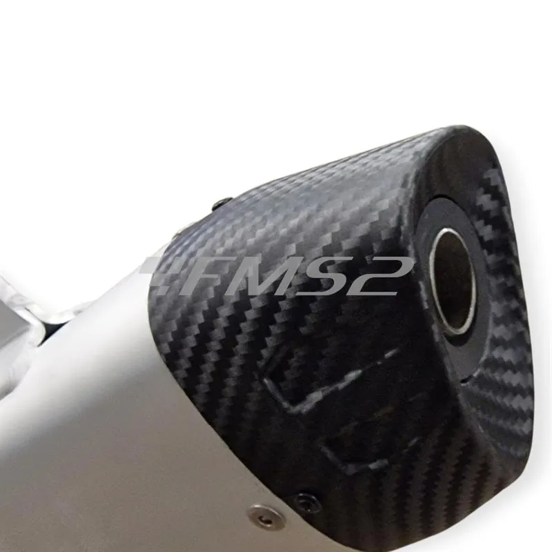 34710HS Silenziatore Giannelli Sonic 34710HS per BETA ENDURO/MOTARD RR 50cc prodotti dal 2021 fino al 2022 (type C5) con Ø innesto 22mm omologato in alluminio anodizzato argento