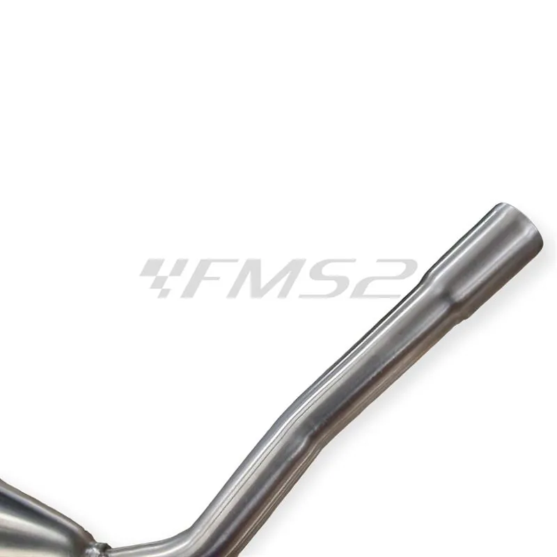 34710HS Silenziatore Giannelli Sonic 34710HS per BETA ENDURO/MOTARD RR 50cc prodotti dal 2021 fino al 2022 (type C5) con Ø innesto 22mm omologato in alluminio anodizzato argento