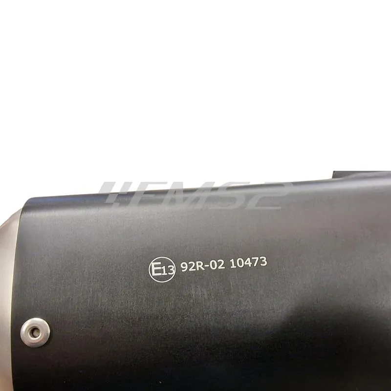 Silenziatore Giannelli Sonic 34719HS per BETA ENDURO/MOTARD RR 50cc  prodotti dal 2022 in poi (type C5) con Ø innesto 24mm omologato in alluminio anodizzato nero