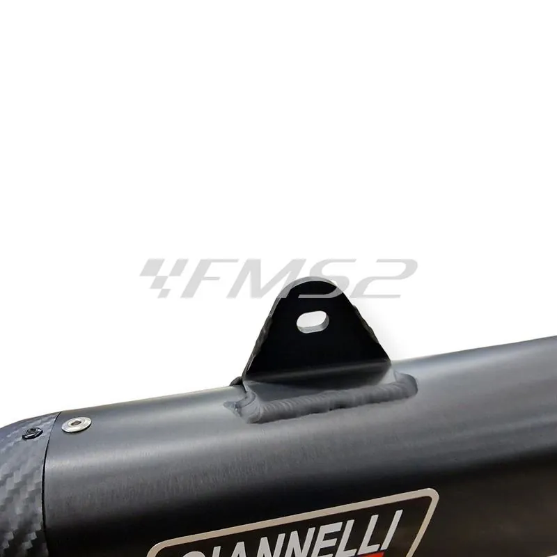 Silenziatore Giannelli Sonic 34719HS per BETA ENDURO/MOTARD RR 50cc  prodotti dal 2022 in poi (type C5) con Ø innesto 24mm omologato in alluminio anodizzato nero