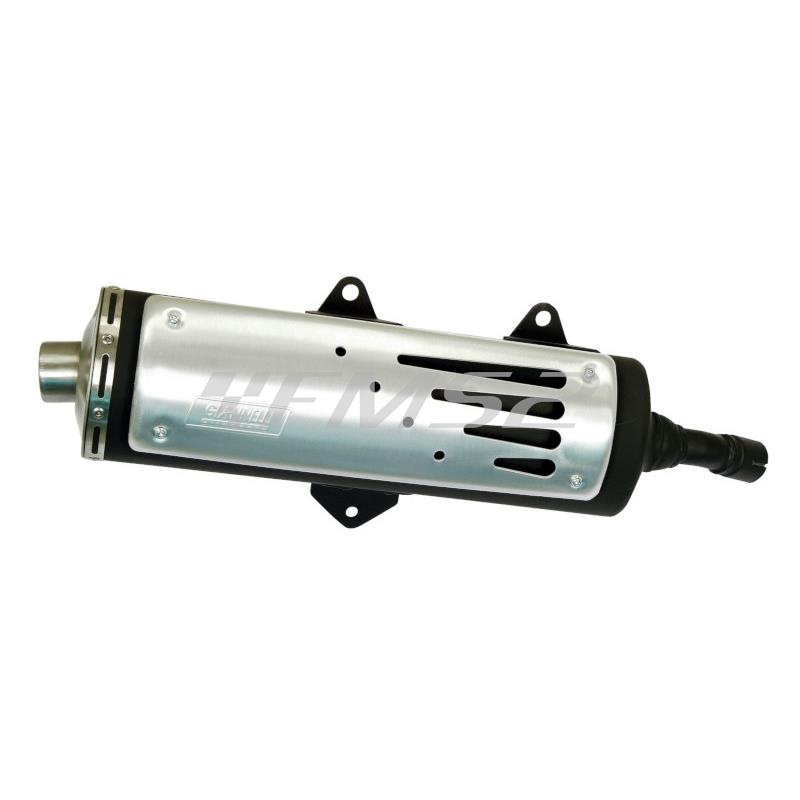 Marmitta maxiscooter sezione ovale vern. nera Maxiscooter Honda SH 125, codice 51644Y