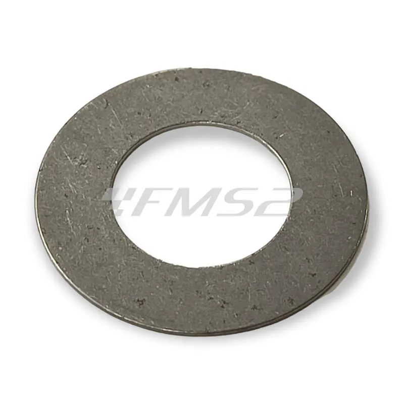 Rondella in acciaio blu con dimensioni 14,5x27x0,6 mm originale HM-VENT per montaggio su albero cambio secondario lato astuccio a rulli nei motori Minarelli AM6 1° serie prodotti fino al 2012, ricambio 4916046