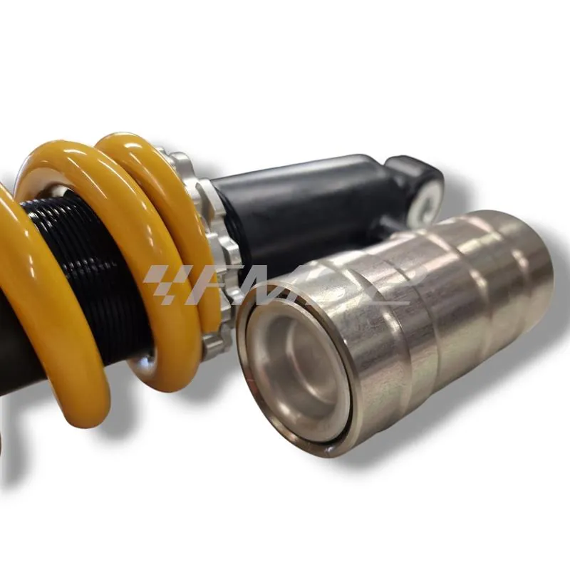 Mono ammortizzatore posteriore HM-Vent regolabile precarico molla con serbatoio a gas e monta su tutte le versioni HM e Vent 50 con attacco occhiello e forchetta prodotti dal 1995 in poi, ricambio K02720755