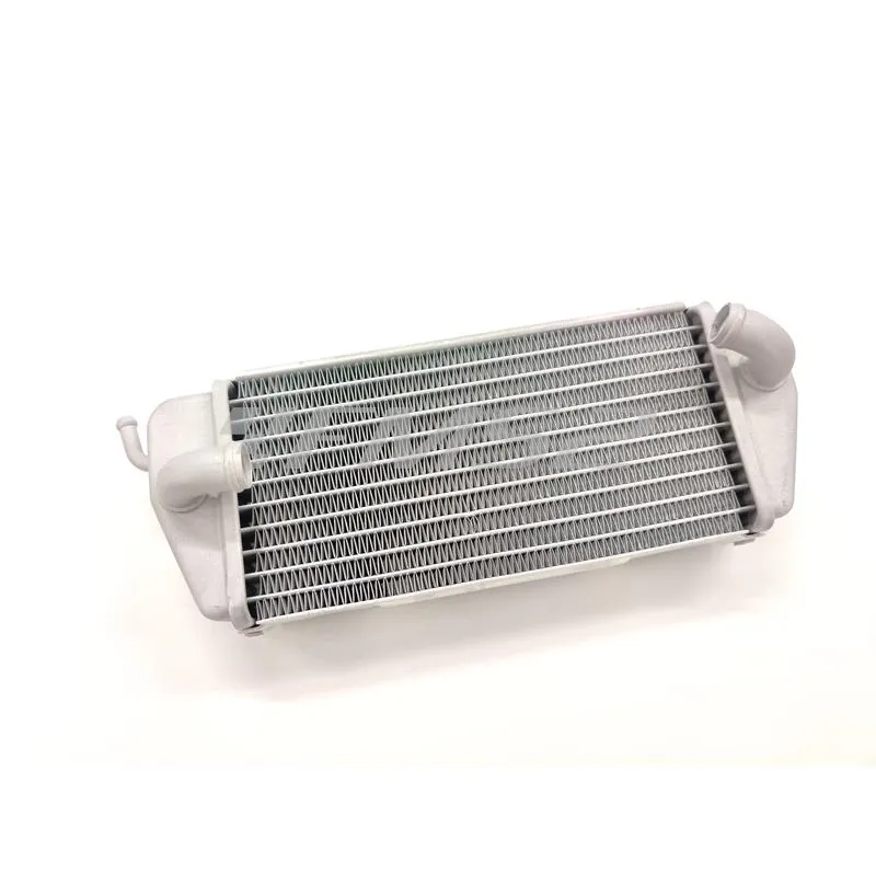 Radiatore sinistro HM Vent in alluminio di colore argento per modifica aggiunta secondo radiatore sui ciclomotori HM cre 50 tutte le versioni, ricambio K07018000