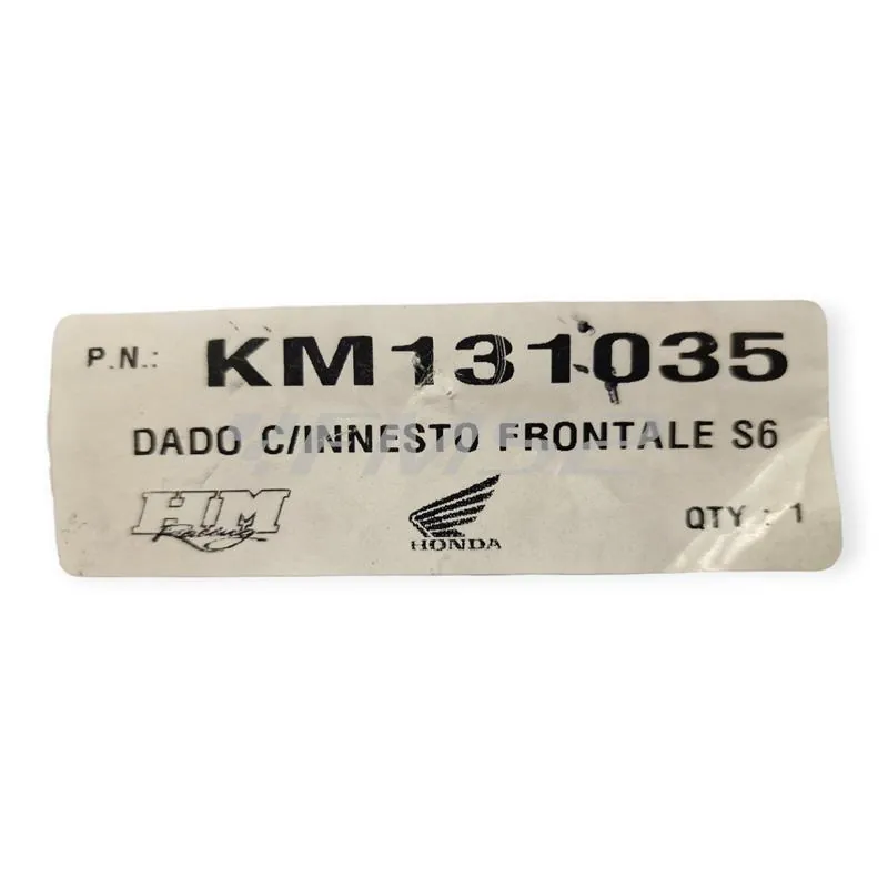 KM131035 Dado innesto frontale avviamento Franco Morini S6 KM131035 Vent HM per Malaguti Grizzly 50, HM e Aprilia - OEM 60911000 67008700