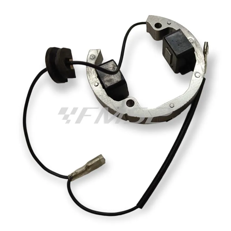 Statore con ruttore analogico Vent-HM per montaggio su motori Morini S6 di ultima generazione minicross, ricambio KMM12030