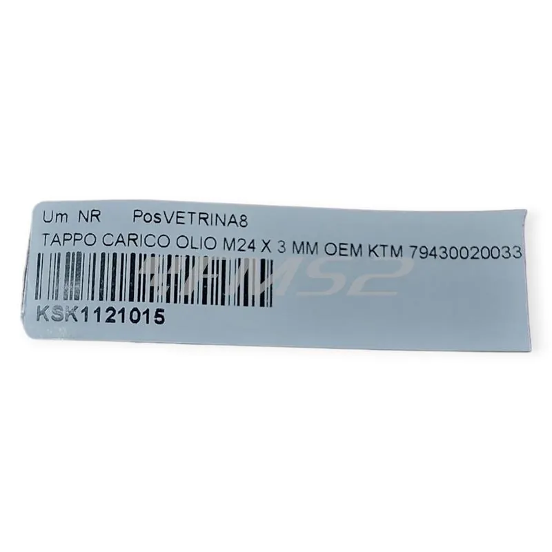KSK1121015 Tappo carico olio M24 x 3 mm OEM KTM 79430020033 - 54330020000 specifico per KTM, GAS GAS, HUSQVARNA, HUSABERG, VENT