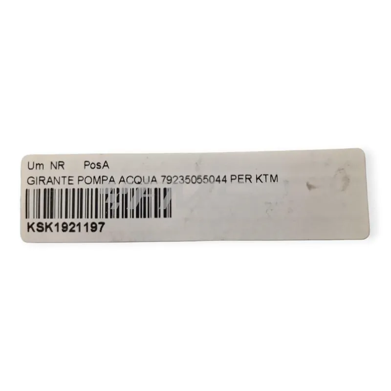 KSK1921197 Girante pompa acqua 79235055044 specifica per KTM prodotti dopo il 2016 e VENT CROSS/BAJA/DERAPAGE 125 2t 2021