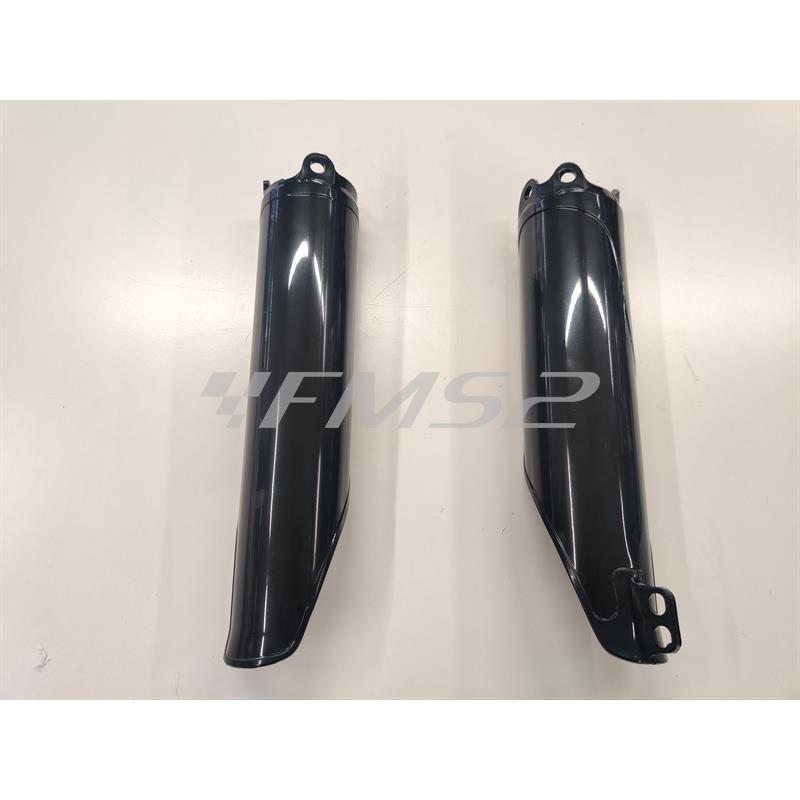 Coppia parasteli forcella anteriore di colore nero per HM-Vent 50, 125, 250 e 450 cc prodotti dal 2003 fino al 2012, ricambio SM00120