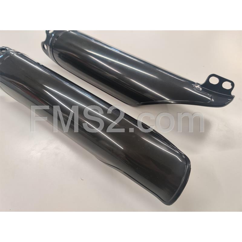 Coppia parasteli forcella anteriore di colore nero per HM-Vent 50, 125, 250 e 450 cc prodotti dal 2003 fino al 2012, ricambio SM00120