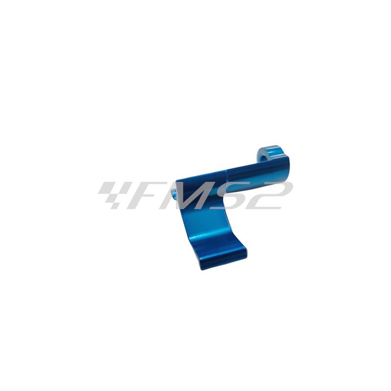 Fermo asta tirante frizione HM - Vent in alluminio CNC con anodizzazione di colore azzurro per motori Minarelli serie AM6, ricambio SP901527B