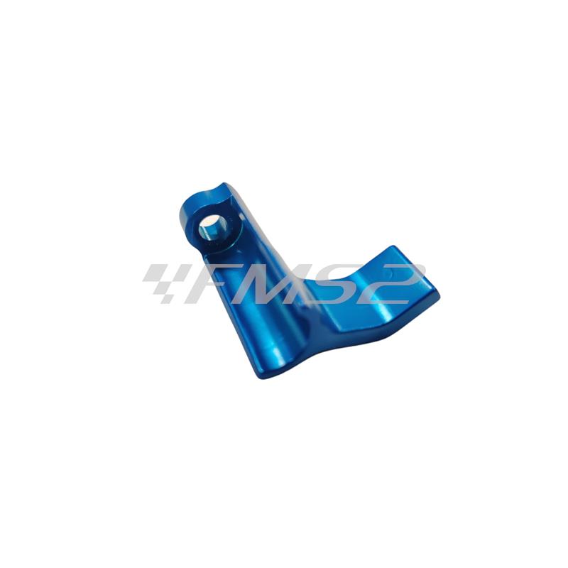 Fermo asta tirante frizione HM - Vent in alluminio CNC con anodizzazione di colore azzurro per motori Minarelli serie AM6, ricambio SP901527B