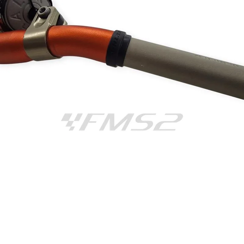 999-01-OR-07-185 Manubrio RENTHAL TWINWALL 999 McGrath 28,6 mm anodizzato arancio – Compatibile moto cross, offroad e motard
