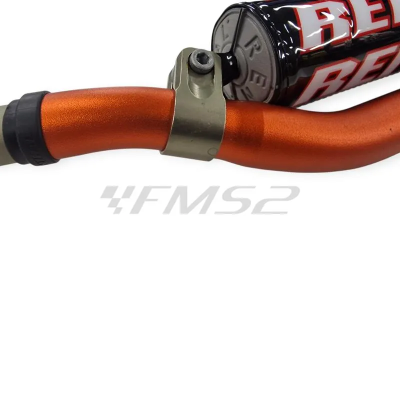 999-01-OR-07-185 Manubrio RENTHAL TWINWALL 999 McGrath 28,6 mm anodizzato arancio – Compatibile moto cross, offroad e motard