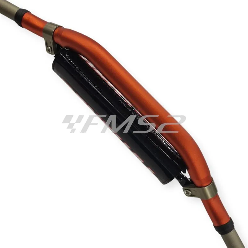 999-01-OR-07-185 Manubrio RENTHAL TWINWALL 999 McGrath 28,6 mm anodizzato arancio – Compatibile moto cross, offroad e motard