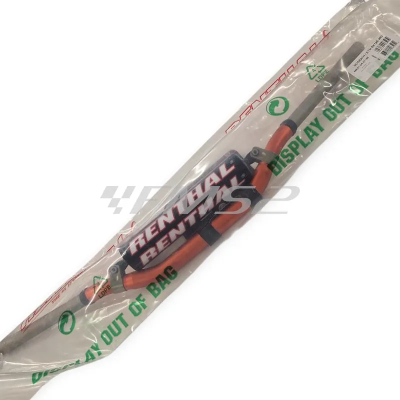 999-01-OR-07-185 Manubrio RENTHAL TWINWALL 999 McGrath 28,6 mm anodizzato arancio – Compatibile moto cross, offroad e motard