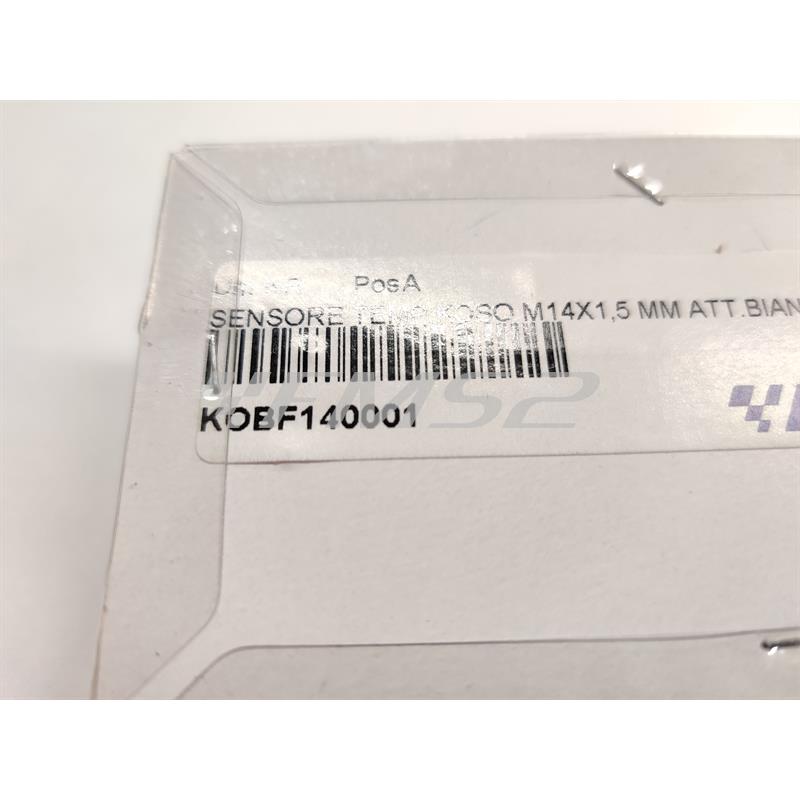 Sensore temp.koso m14x1,5 mm att.bianco, ricambio KOBF140001