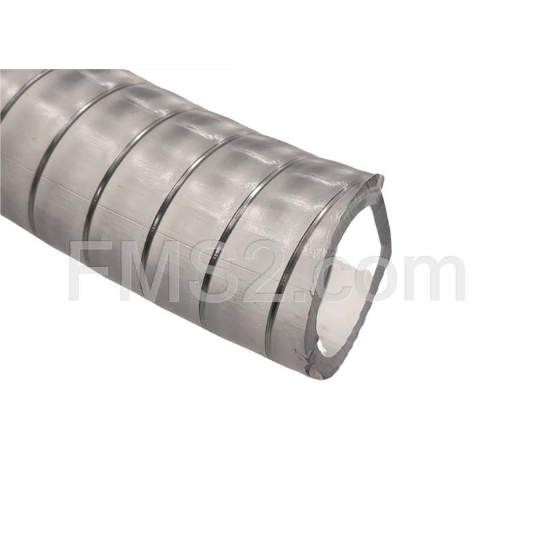 Tubo trasparente spirale acciaio 19x26mm al mt, ricambio MF4800119