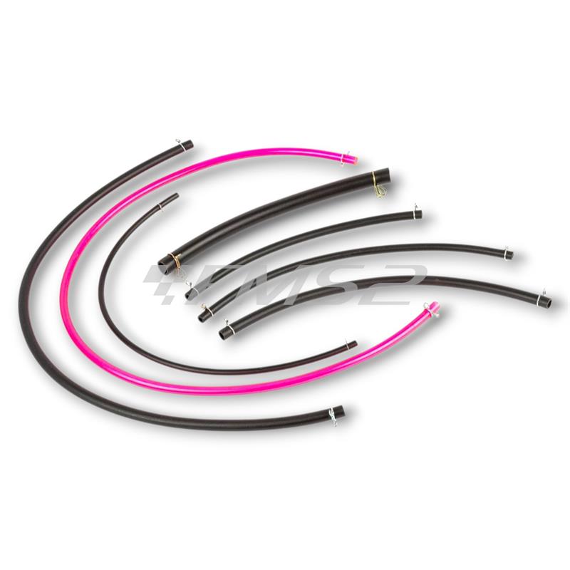Kit completo 7 tubi benzina-depressore-olio-sfiati della Motoforce per scooter MBK Booster Spirit, ricambio MF4800870