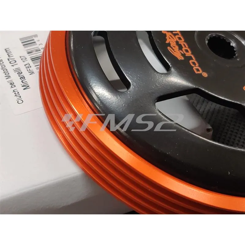 Campana frizione racing minarelli 107 mm, ricambio MF83107