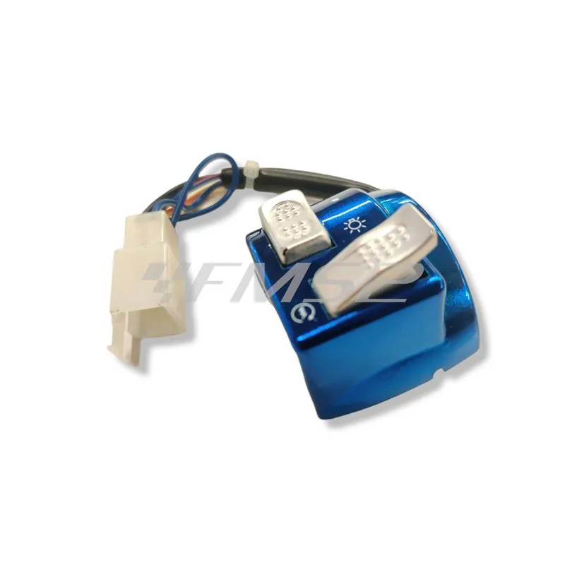 Devio luci Booster Spirit 2001 blu cromato  (Mandelli), ricambio 404321145