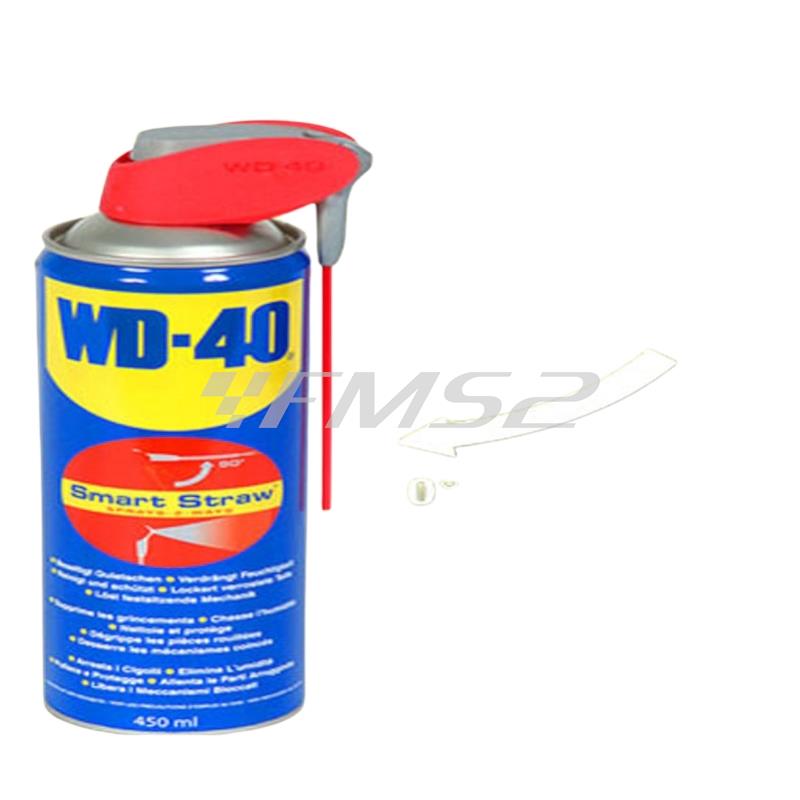 Sbloccante WD-40 bomboletta spray Smart Straw da 500 ml, ricambio 39134