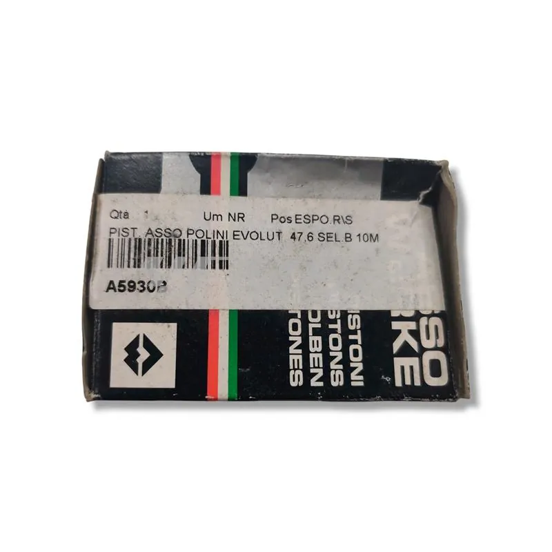 Pistone asso Polini evolut. 47.6 sel.b 10m, ricambio A5930B