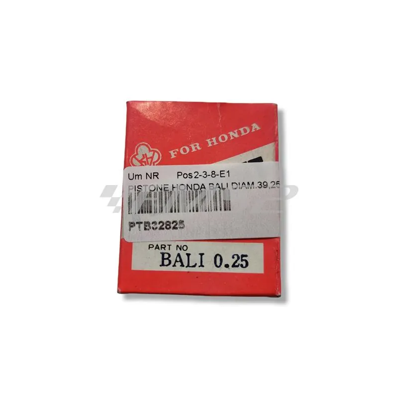 PTB32825 Pistone Honda Bali diametro 39.25 bifascia (Asso)
