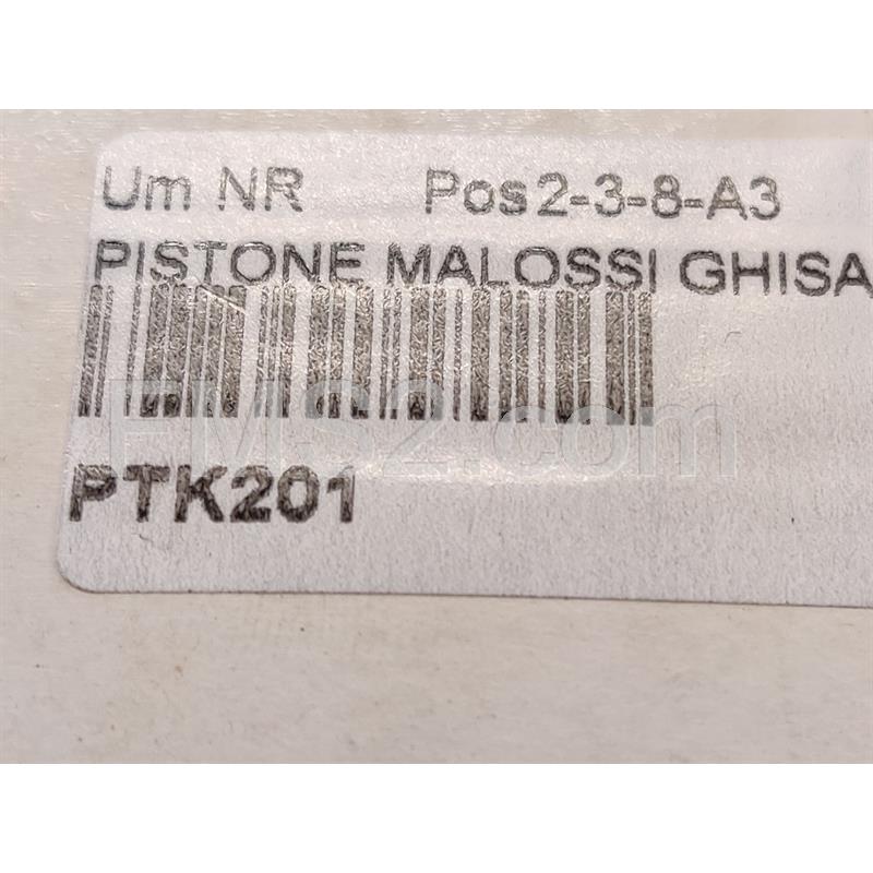 Pistone Malossi ghisa diametro 47.00 minar bif (Asso), ricambio PTK201