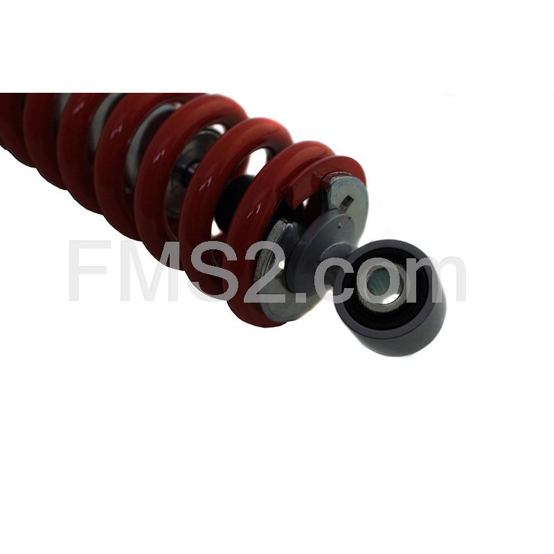 Ammortizzatore idraulico l=270 zincato con molla rossa (Malaguti), ricambio 01002601