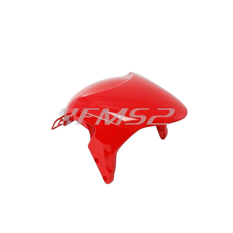 Parafango anteriore plastica F12 restyling rosso (Malaguti), ricambio 05505881