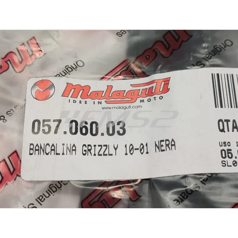 Bancalina grizzly 10/01 nera, ricambio 05706003