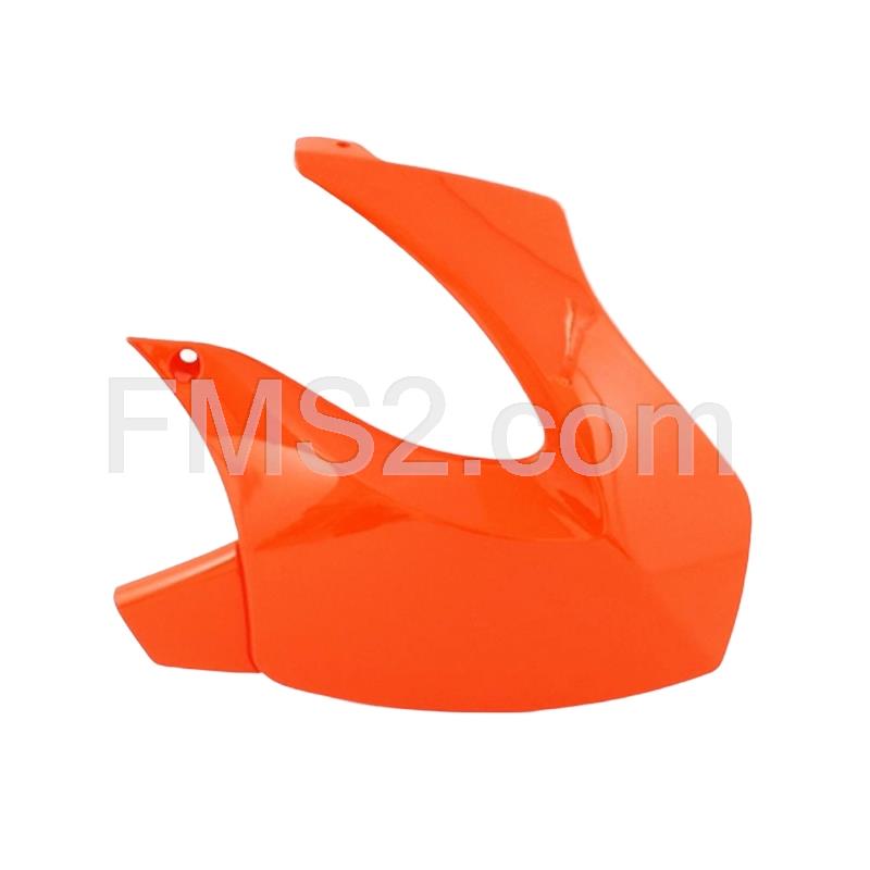 Convogliatore d'aria destro radiatore crw verniciata colore arancione (Malaguti), ricambio 06207275