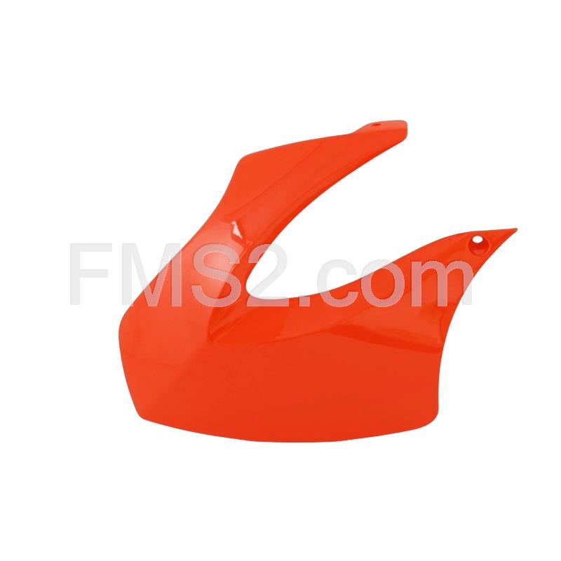 Convogliatore d'aria sinistro radiatore crw colore arancione (Malaguti), ricambio 06207375