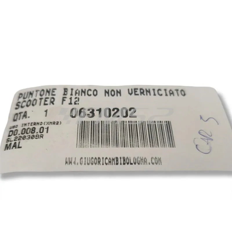 Puntone bianco non verniciato scooter f1, ricambio 06310202