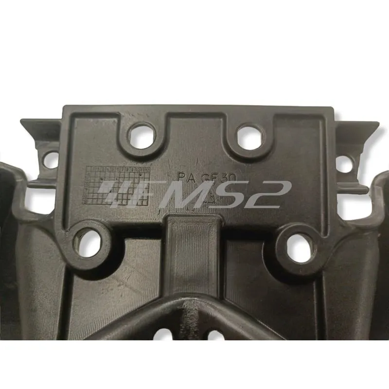 Maniglione non verniciato in plastica copri silenziatore per ciclomotore Malaguti Drakon 50 cc tutte le versioni, ricambio 06324903