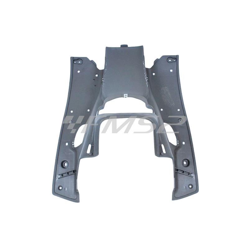 Pedana in plastica grigia F15 (Malaguti), ricambio 06401607