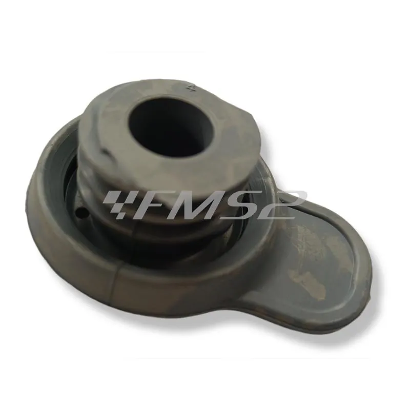 07114400 Tappo serbatoio olio miscelatore in gomma di colore grigio per scooter Malaguti, Yamaha e Mbk a 2 tempi tutti i modelli