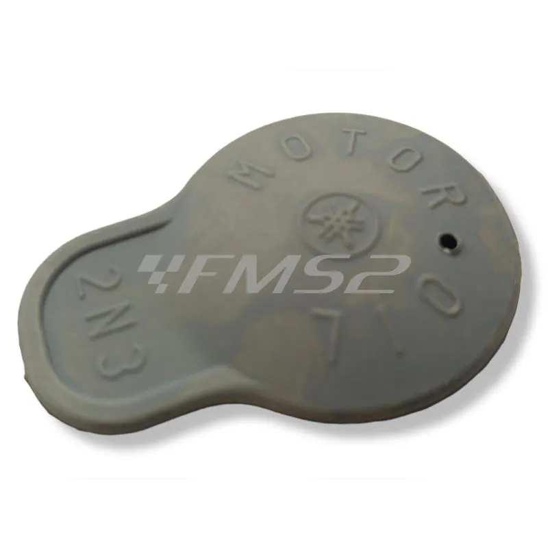 07114400 Tappo serbatoio olio miscelatore in gomma di colore grigio per scooter Malaguti, Yamaha e Mbk a 2 tempi tutti i modelli