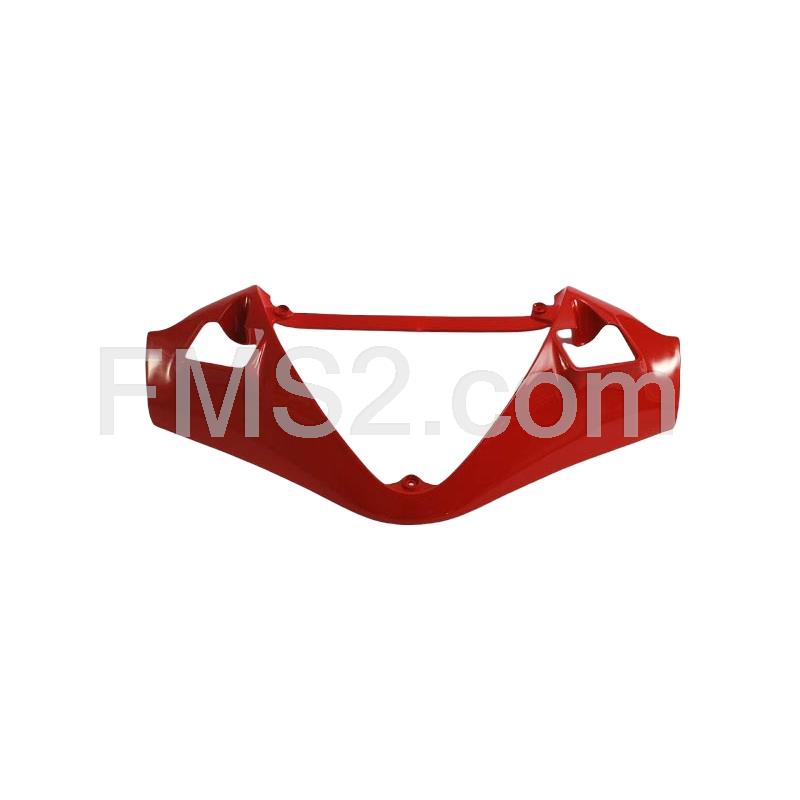 Coprimanubrio anteriore superiore F12 doppio freno-disco verniciata rosso (Malaguti), ricambio 07129171