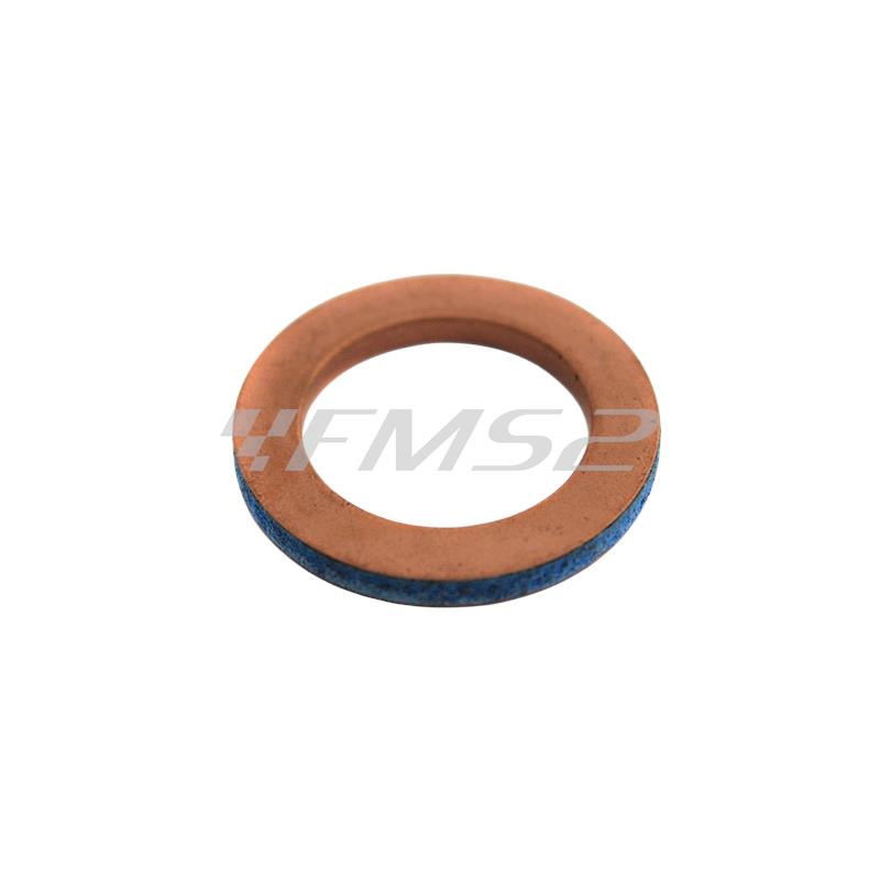 Guarnizione di scarico in rame25x37,5x3,5 mm (Malaguti), ricambio 07209000