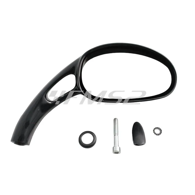 Specchietto retrovisore destro completo di attacchi verniciato blu notte (Phantom Malaguti), ricambio 08801994