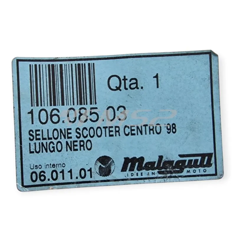 10608503 Sellone scooter centro 1998 lungo nero (Malaguti)