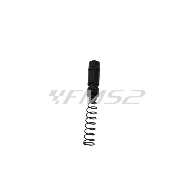 Comando pistoncino completo di gommini e molla con diametro 11 mm per pompe freno Grimeca Mbk Booster Spirit, ricambio 12119200