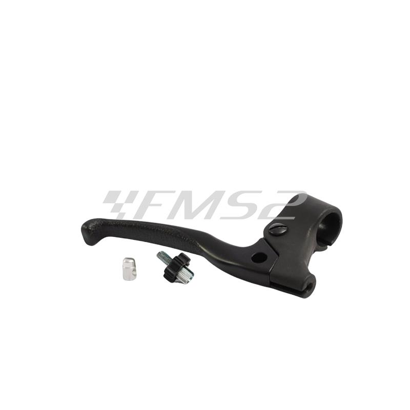 Comando 1 leva destro corpo nero leva plastica (Malaguti), ricambio 12400303