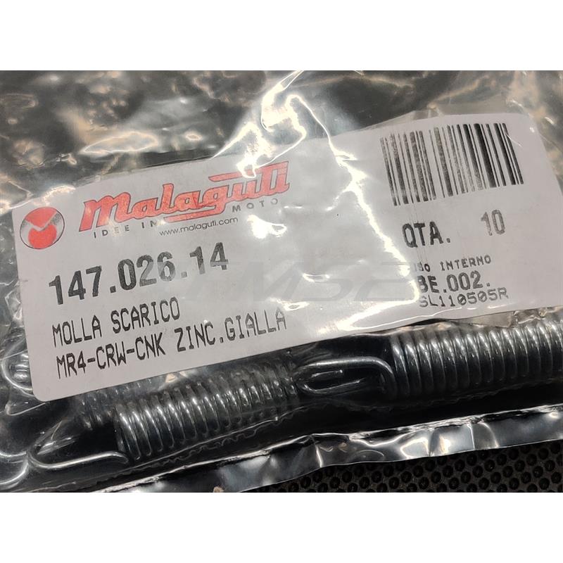 Molla scarico mr4-- zincata, ricambio 14702614