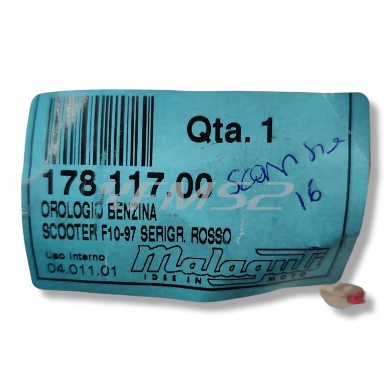 Quadrante livello benzina f10/97 serigr., ricambio 17811700