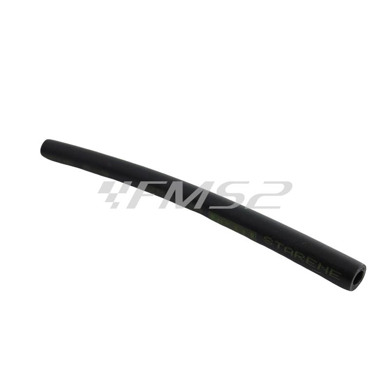 Tubo in gomma 5 x 9 mm e lunghezza 120 mm per collegare il serbatoio olio freno alla pompa freno posteriore Malaguti enduro e motard 50 e 125 cc, ricambio 18006300