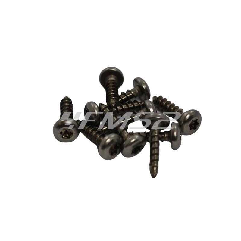 Vite truciolare testa cilindrica impronta Torx T25 in acciaio inox 5 x 20 (Malaguti), ricambio 18439000