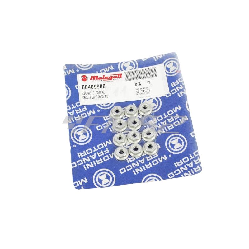 Dado flangiato m6 (Malaguti), ricambio 60409900